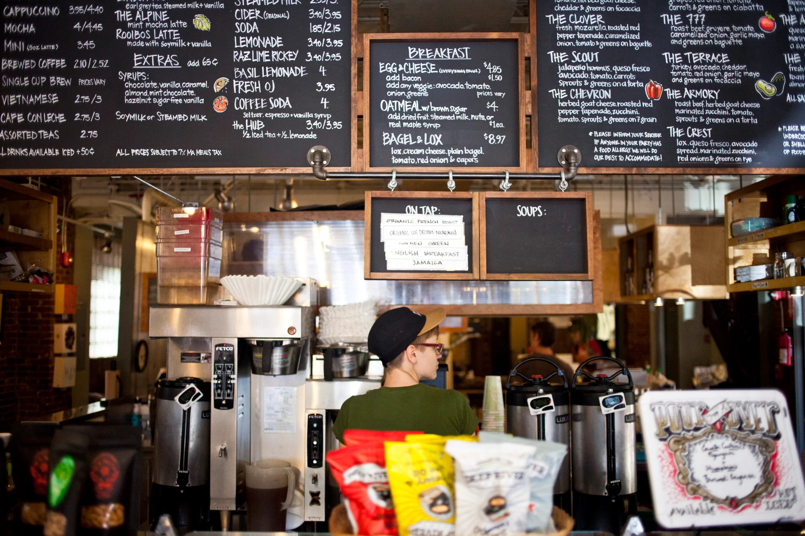 These are the 10 most popular coffee shops in Boston