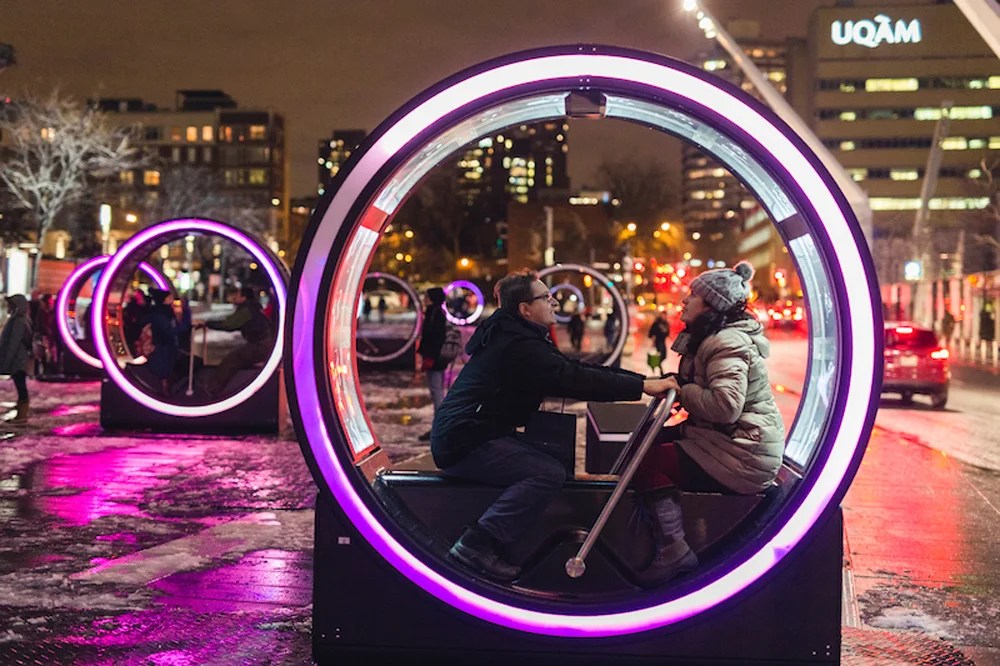 2 colorful, interactive public art installations will light up the