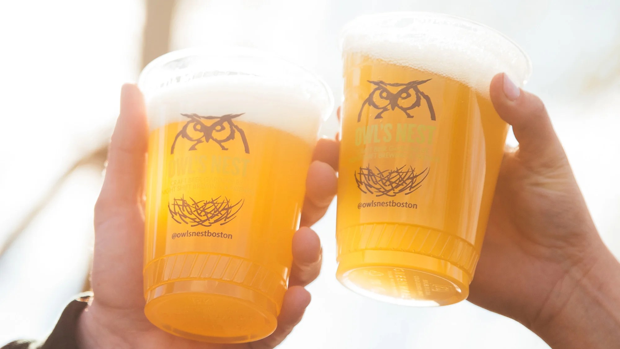 Ned Devine's and Samuel Adams have teamed up to open a beer garden at