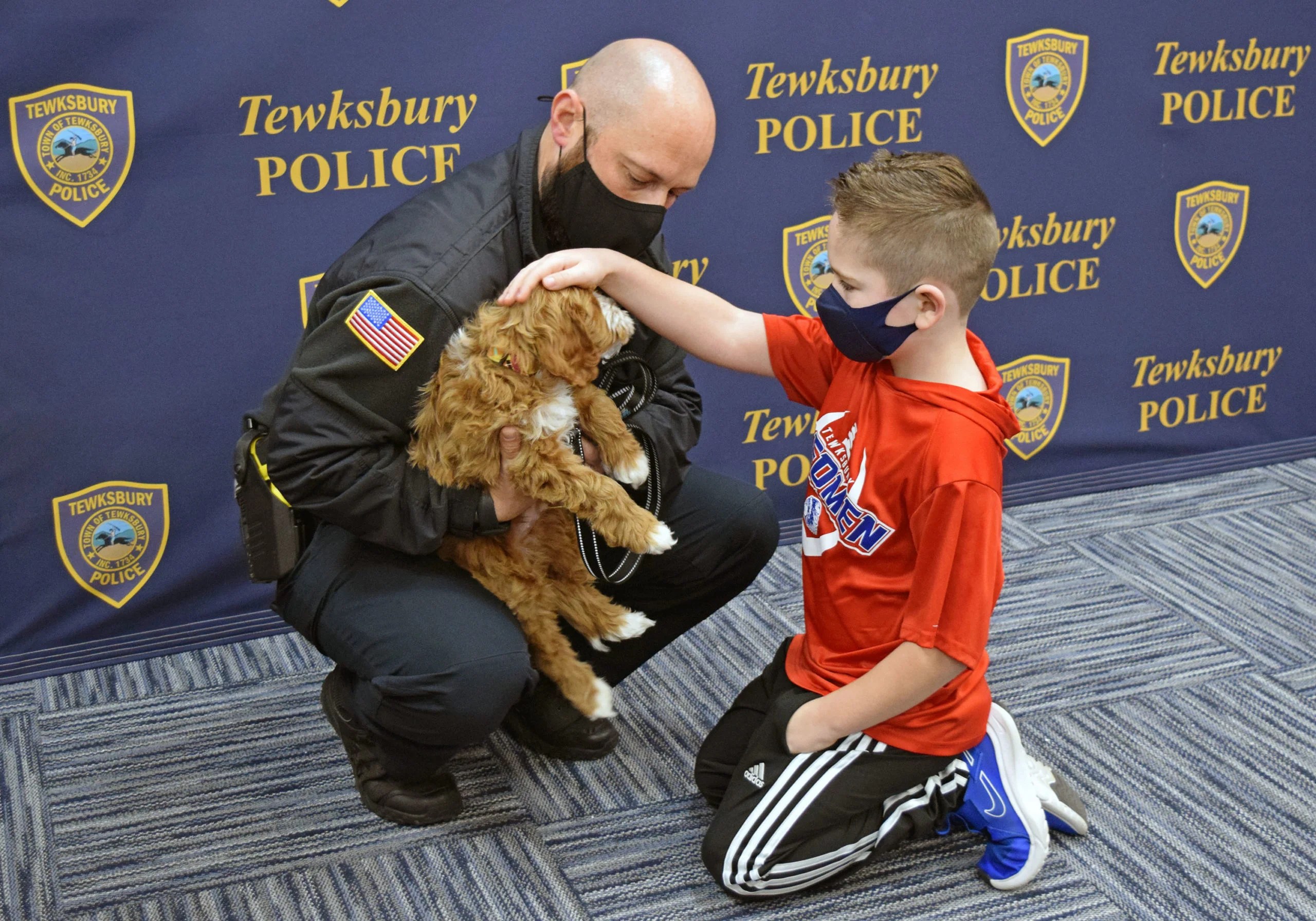 Meet Waffles, the Tewksbury Police Department's newest member