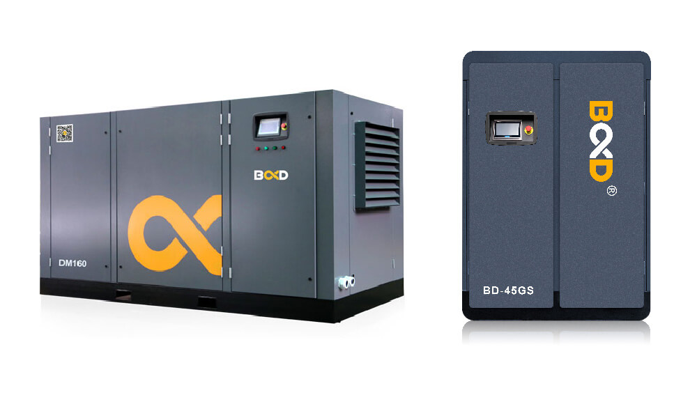 Oil Free Rotary Screw Air Compressor B&D Air Compressor