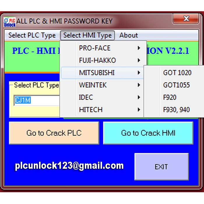 All PLC & HMI UNLOCK TOOL CRACK SOFTWARE
