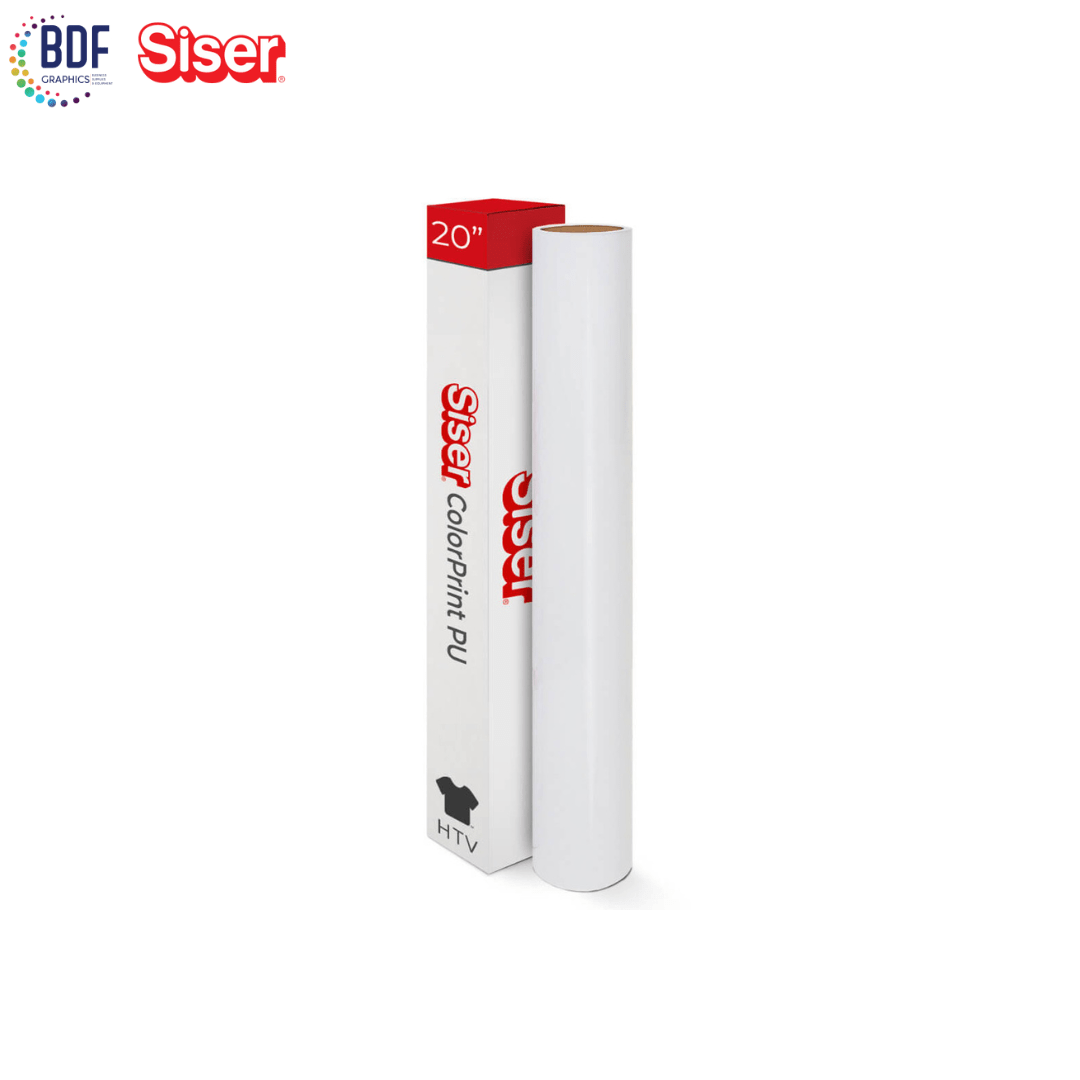 Siser ColorPrint PU Gloss Heat Transfer Vinyl - BDF Graphics