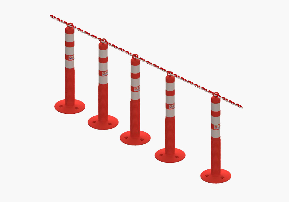 Spring Post as equipment for Road safety Roadway Barriers BDI