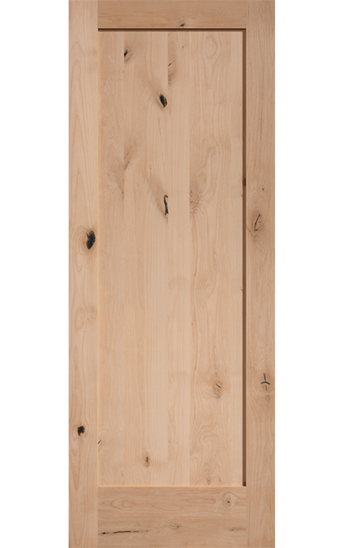 Knotty Alder 1Panel Shaker Interior Baseboards & More