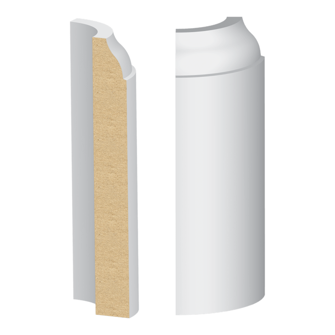 620 Rounded Corner Block Baseboards & More