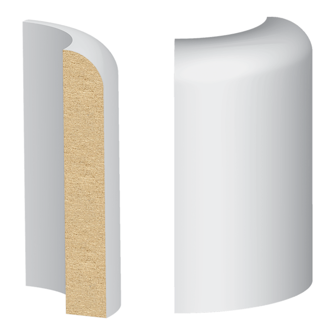 726 Rounded Corner Block Baseboards & More
