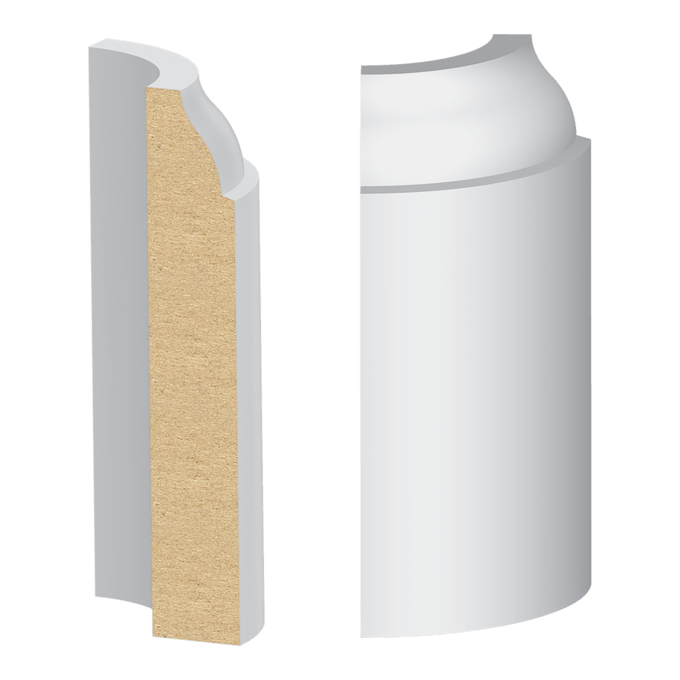 623 Rounded Corner Block Baseboards & More