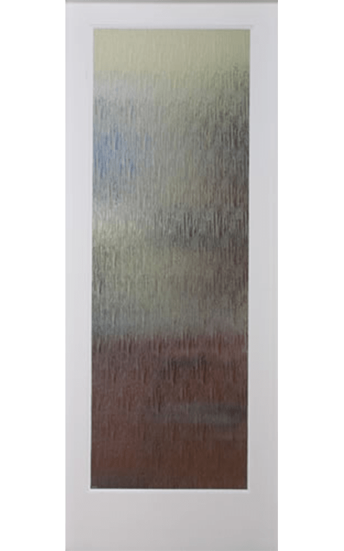 Primed 1Lite Rain Glass Baseboards & More