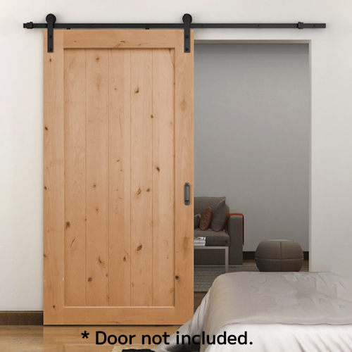 Barn Door Track w/ Hardware (Includes Handle) - Baseboards & More