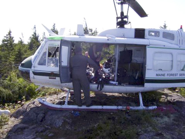 Forest rangers rescue injured hiker from Chairback