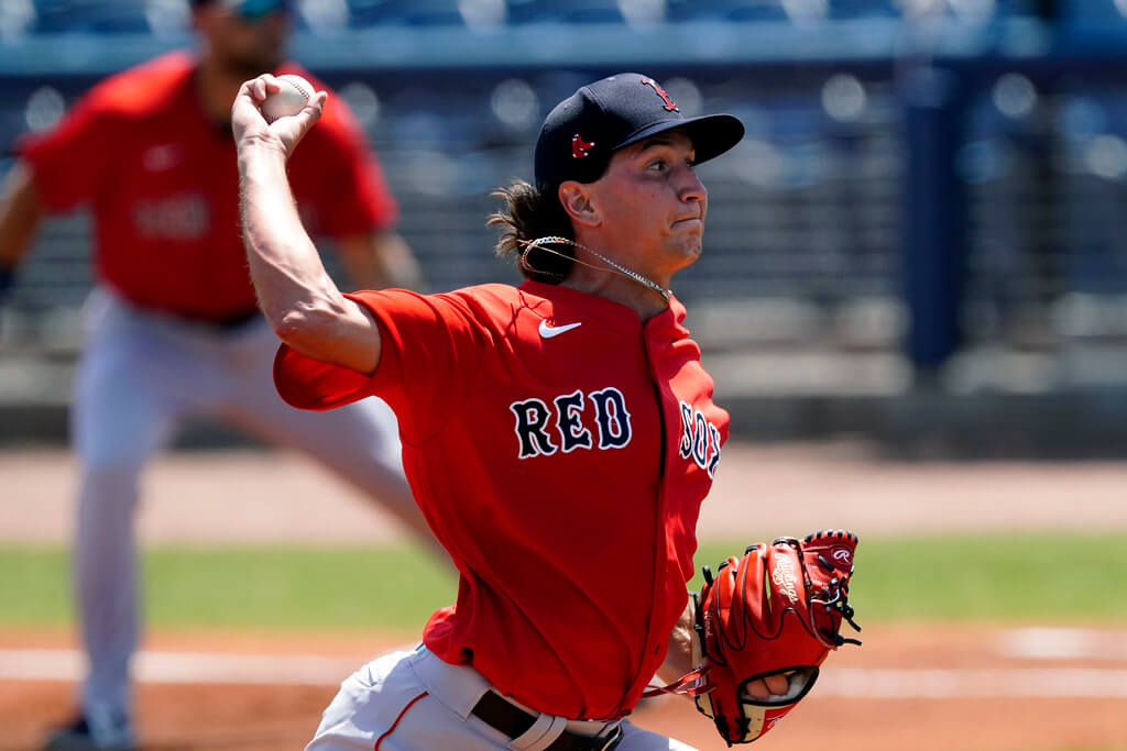 red sox pitcher hit in head