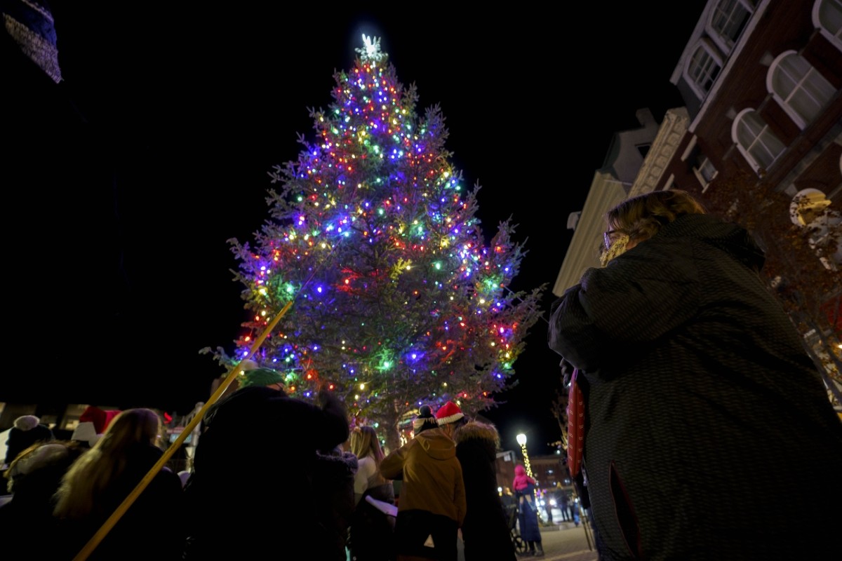 Photos Bangor lights up downtown holiday tree