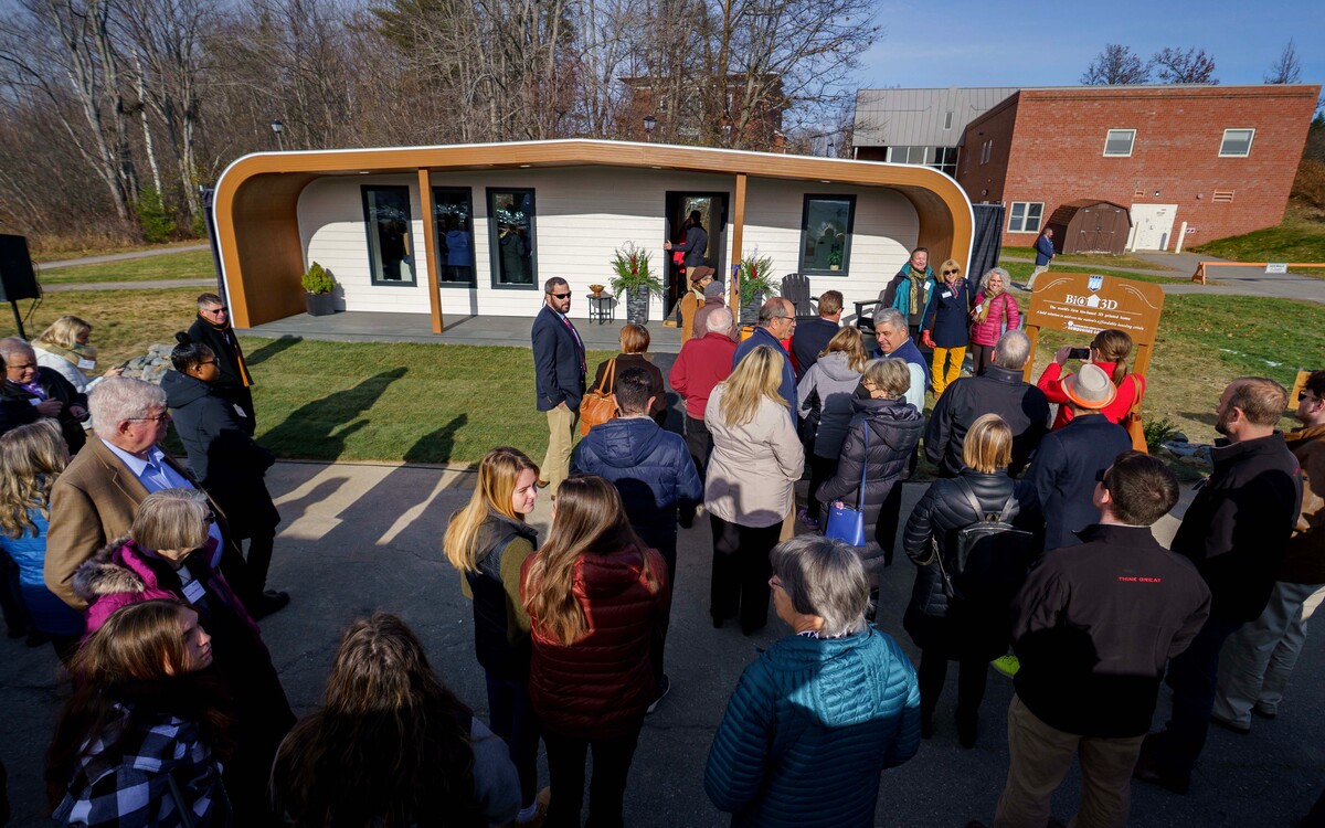 UMaine unveils 3Dprinted home to help solve affordable housing crisis