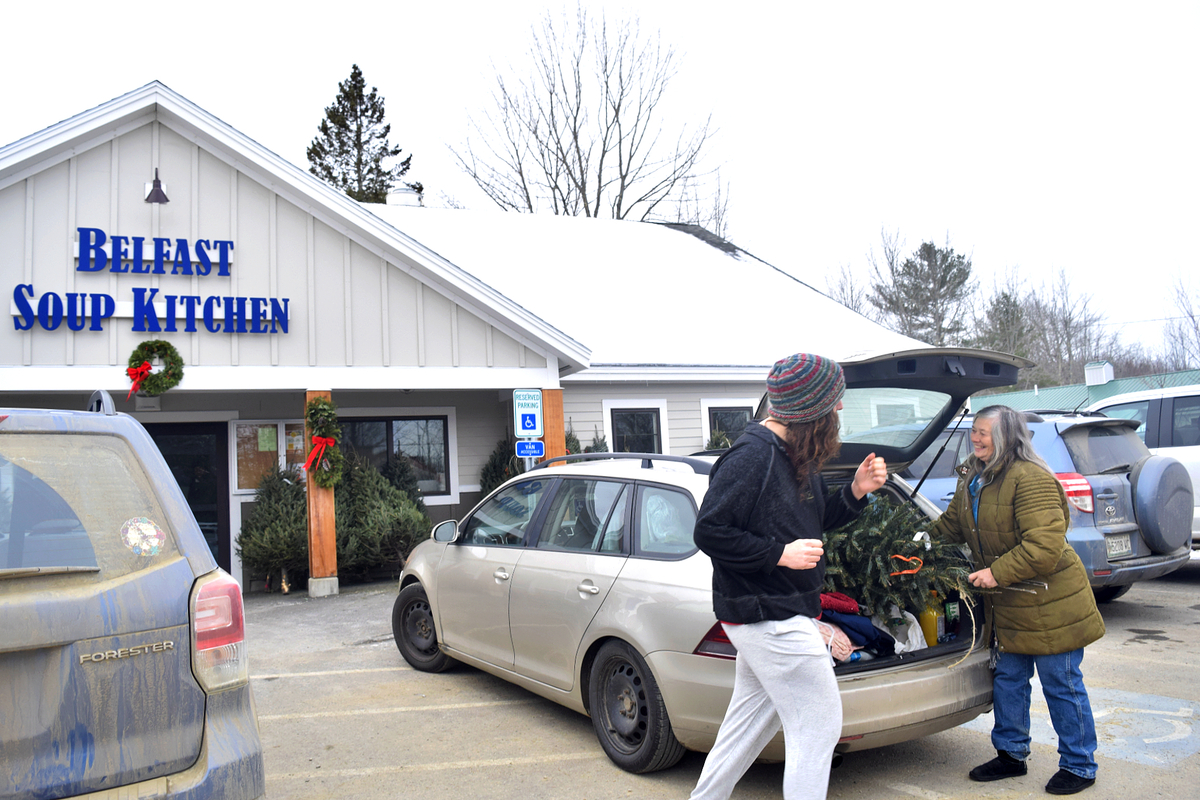Belfast Soup Kitchen is giving away free Christmas trees and wreaths this year