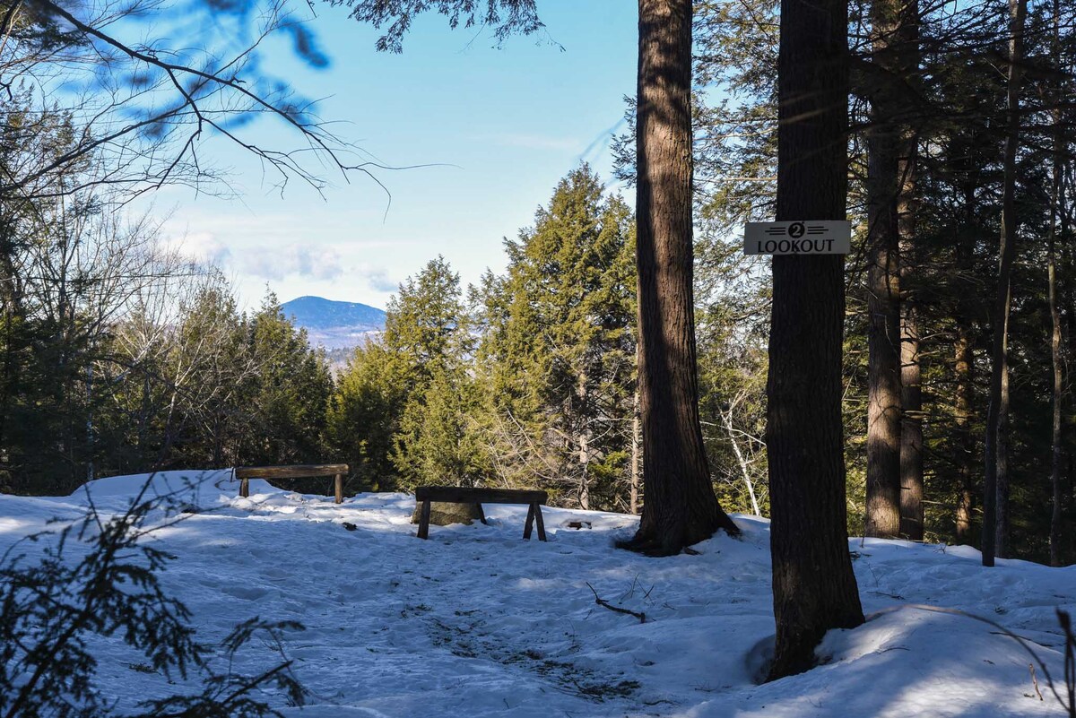This Farmington trail with a Mt. Blue view is managed by Maine’s oldest
