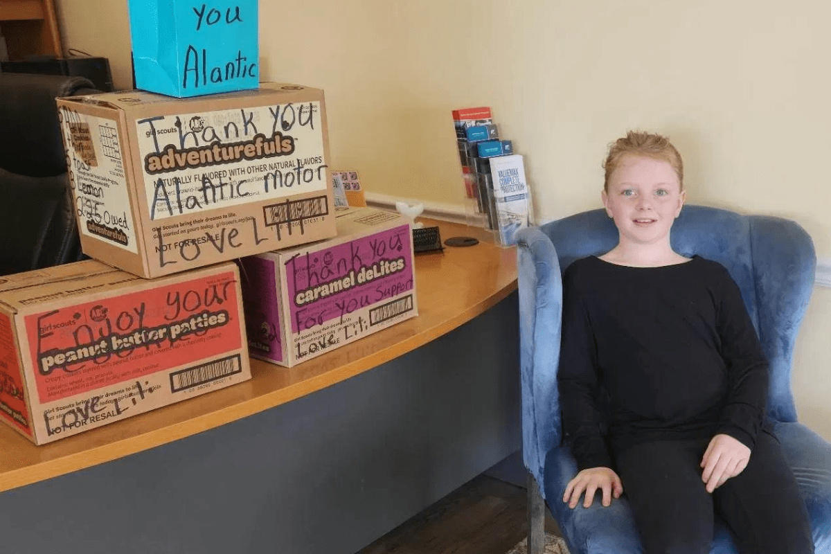 Ellsworth girl scout breaks Maine cookie sales record TrendRadars