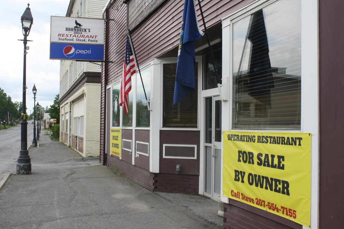 Landmark Fort Fairfield restaurant Boondock’s Grill is up for sale