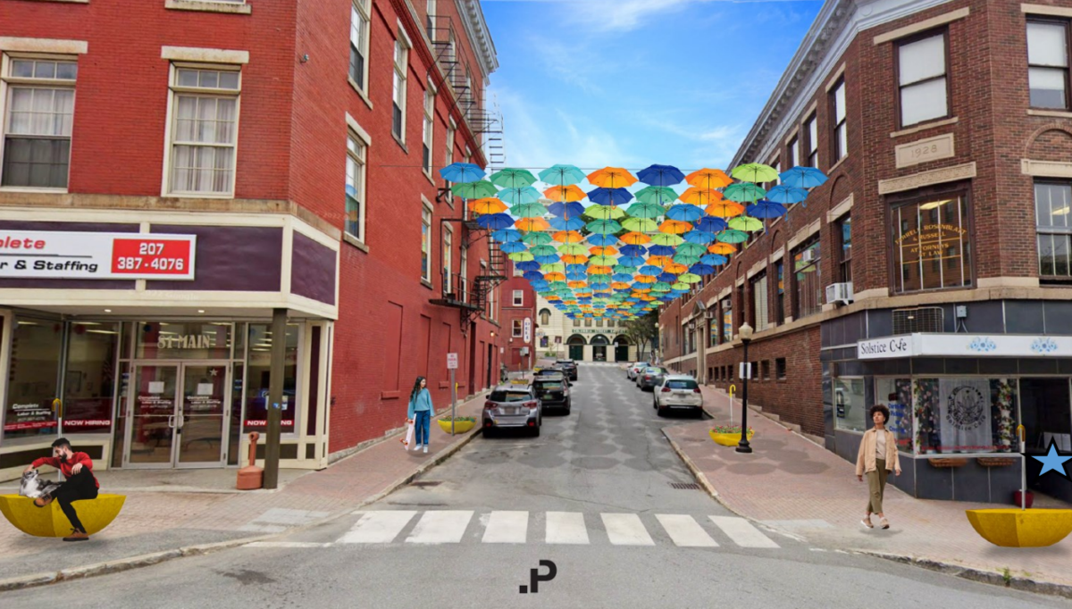 Bangor approves umbrella art installation that will blanket downtown