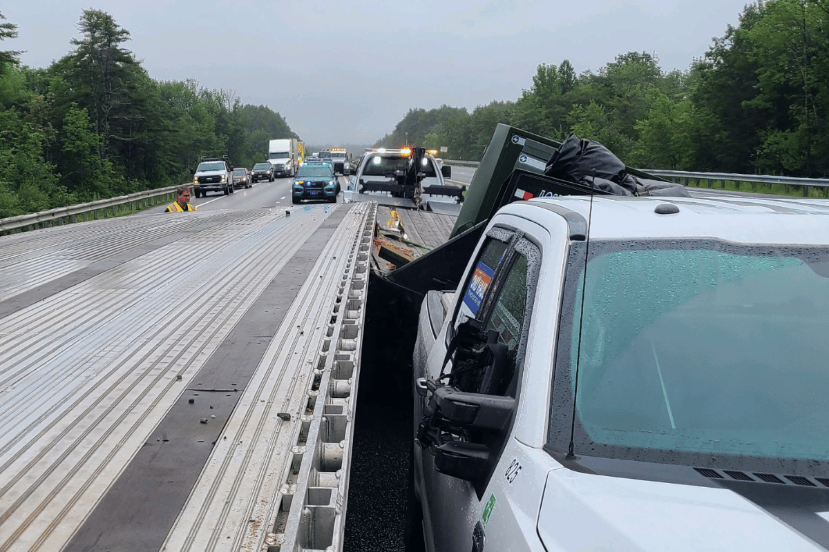 Limited visibility causes 2vehicle crash on Maine Turnpike