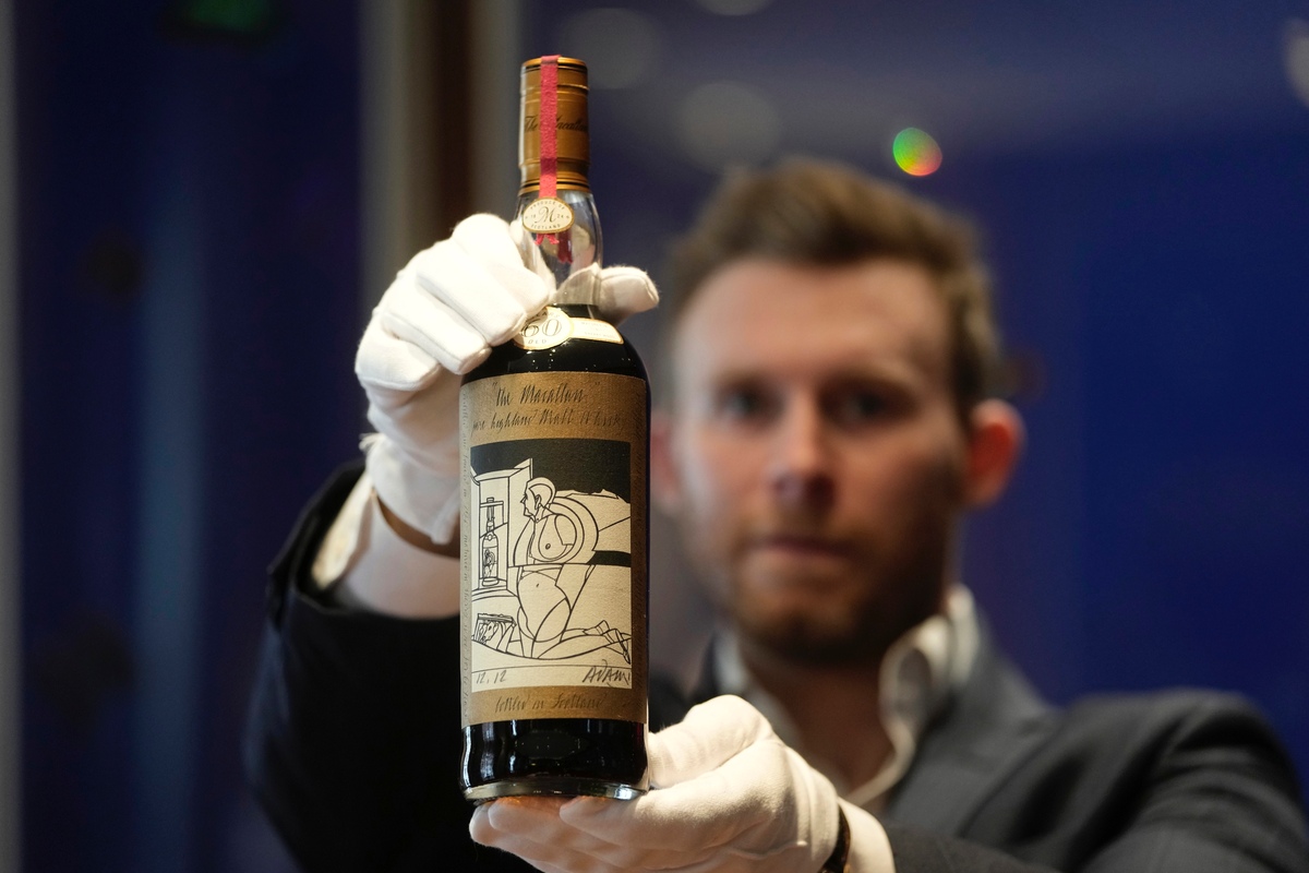 Bottle of 100yearold Scotch whisky could fetch 1.4 million at auction
