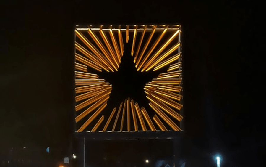 Sculpture honoring Acadian heritage adorns new Madawaska border crossing