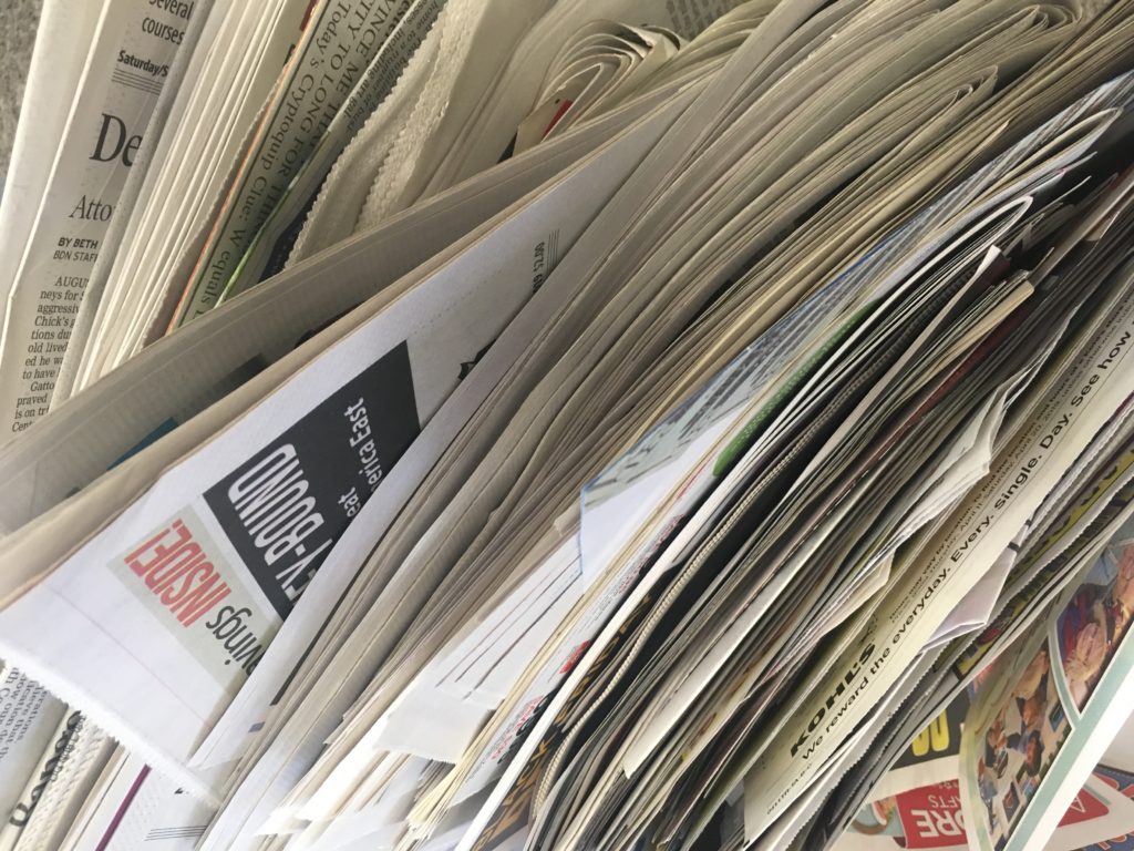 10 ways to upcycle newspapers Hello Homestead