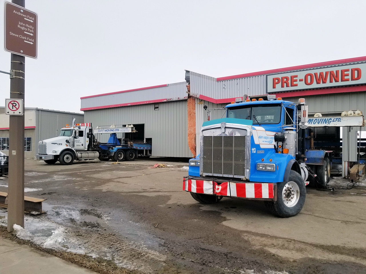 Old Toyota building being moved to Grand Valley Road bdnmb.ca Brandon MB