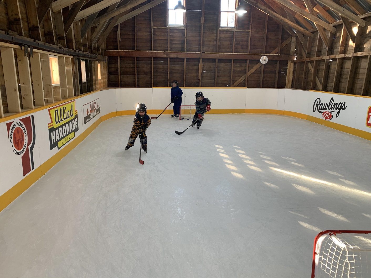 Hamiota family builds impressive rink in old sheep barn bdnmb.ca Brandon MB