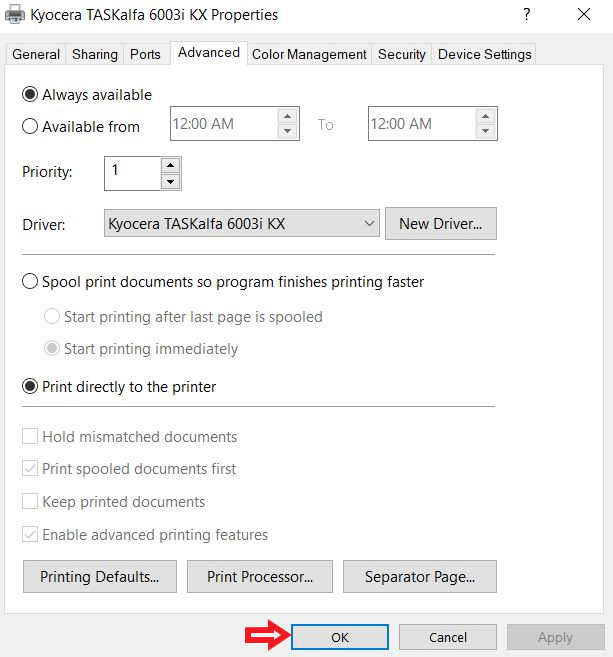 How to set up and print to Custom Boxes on a Kyocera Printer