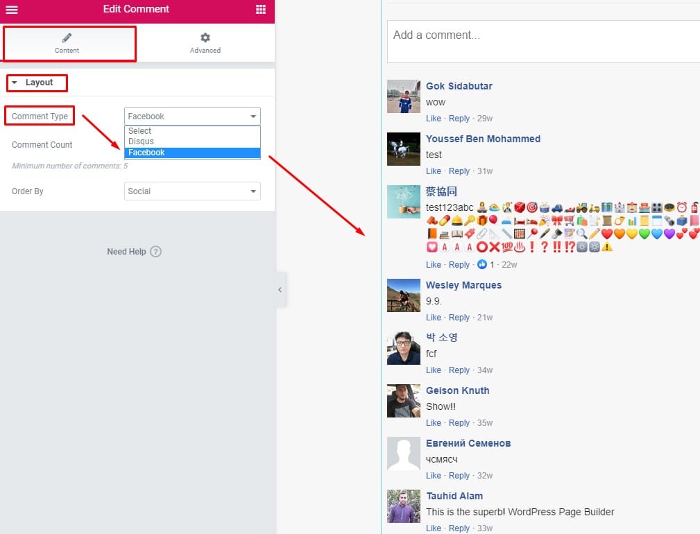 How to Use Comment Widget by Element Pack