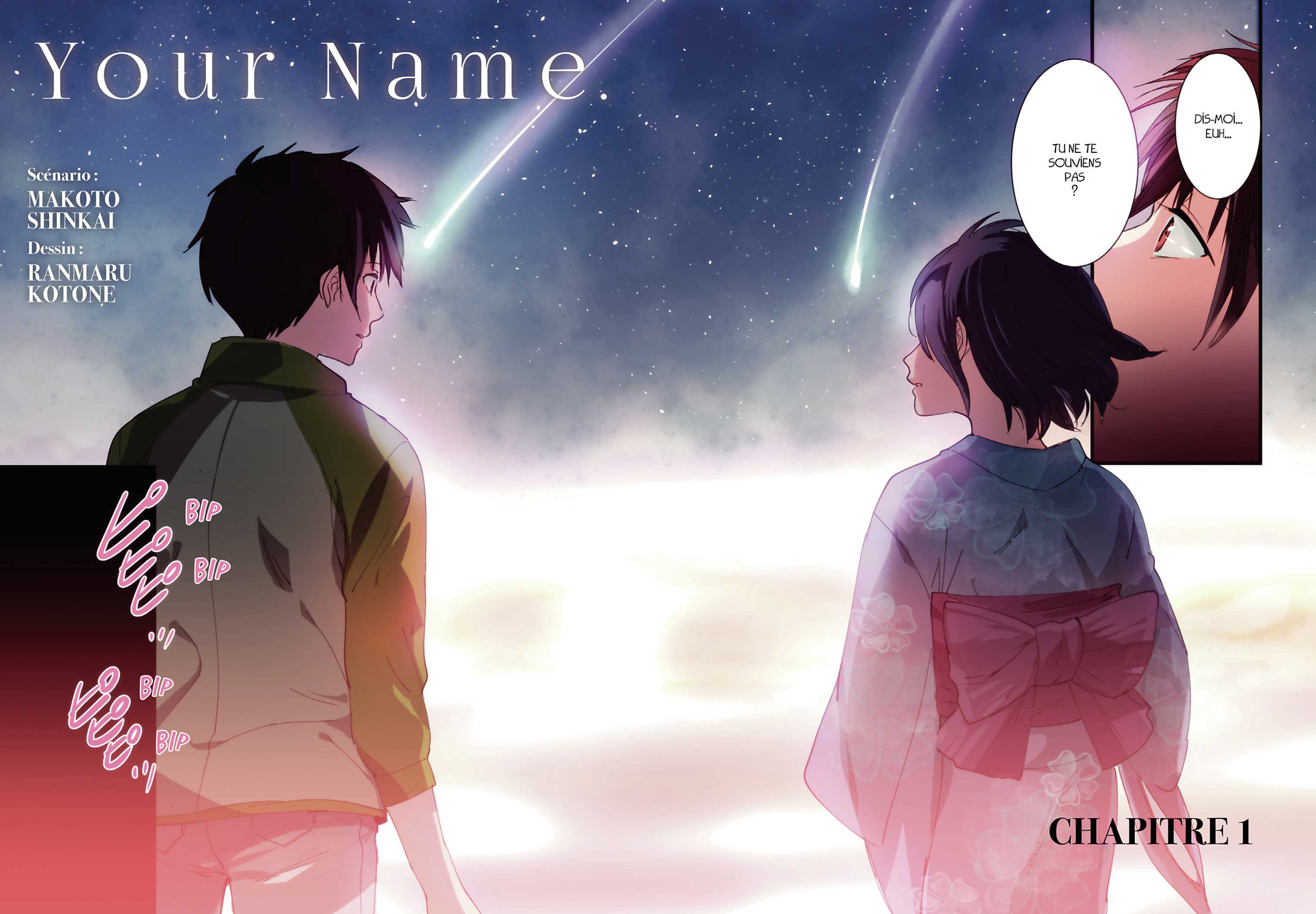 « Your Name » T1 à 3 par Kotone Ranmaru et Makoto Shinkai
