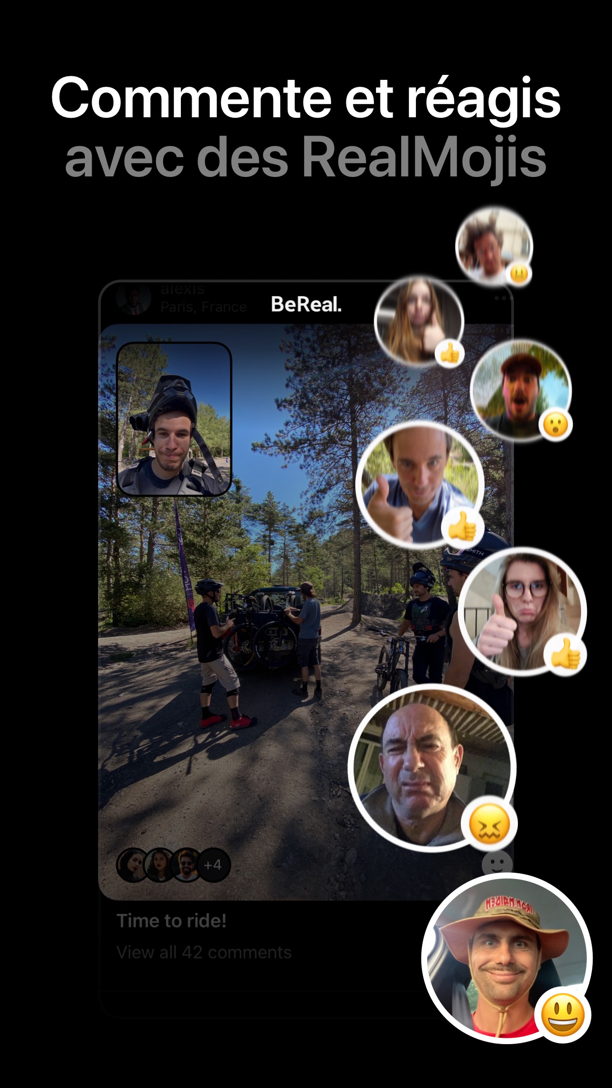 realmojis BeReal BeInfluent