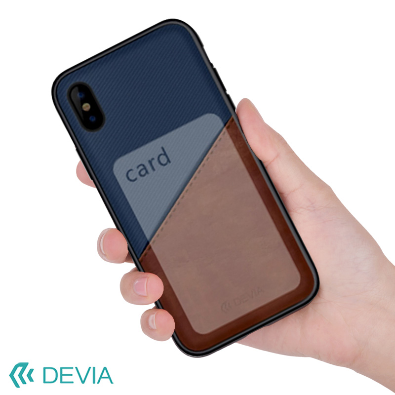 iPhone X 用 背面カードポケットがお洒落でかっこいいデザインケース/iWallet case BXDVCS0010 BELEX