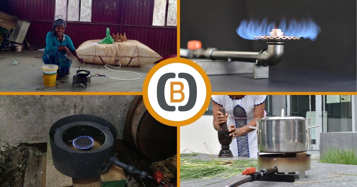 (B)flame the modular biogas stove (B)energy