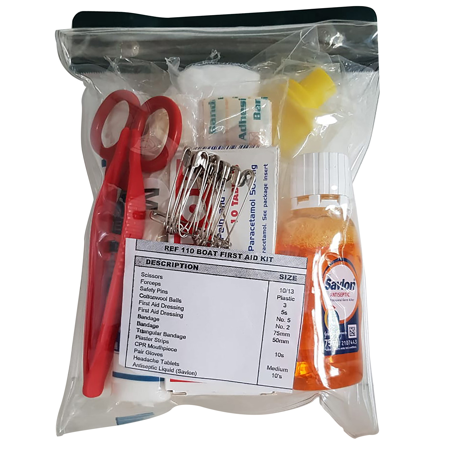 First Aid Kit 4 Man Boat Be Safe Paramedical