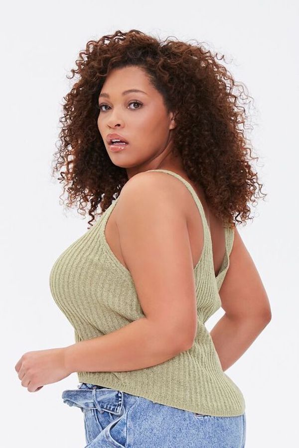 Plus size sweater tank Clearance