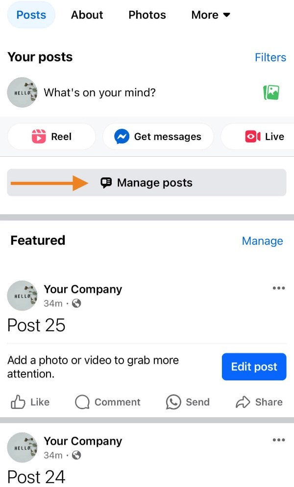 How to Mass Delete Facebook Posts on a Business Page