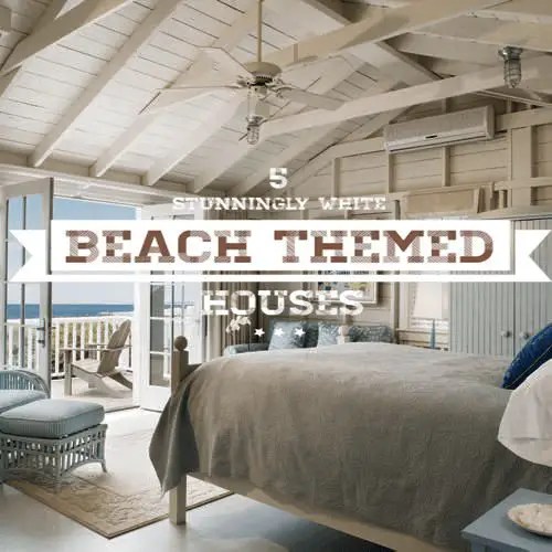 White Beach House Design