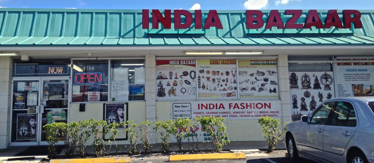 India Bazaar, West Palm Beach beach debris