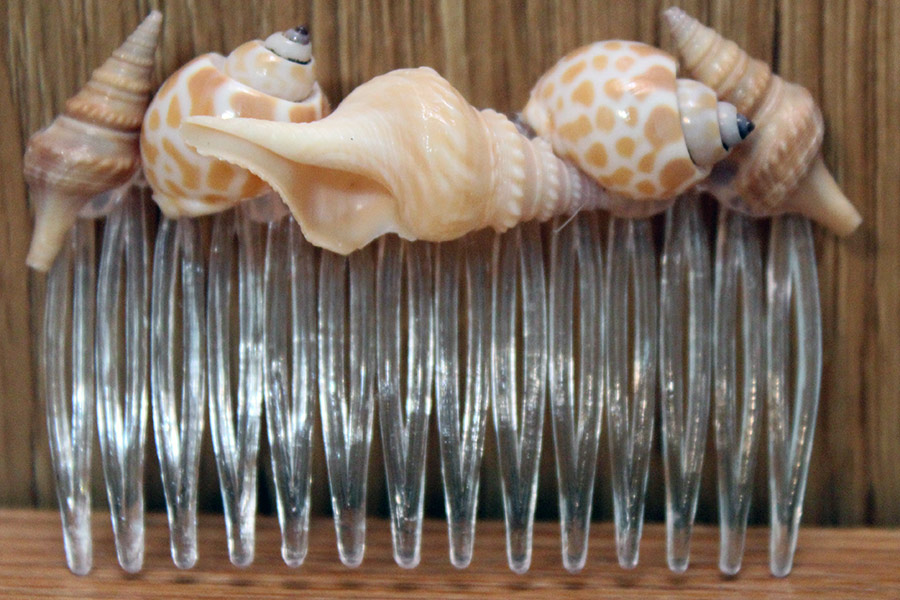 Shell Hair Comb Sea Treasure by Patrice