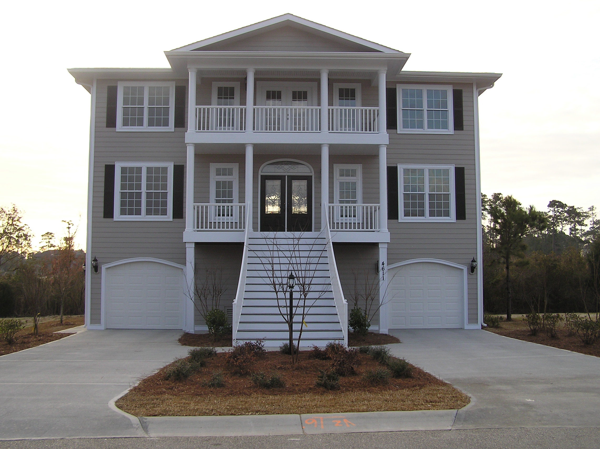 High Tidewater Beach House Plans from Beach Home Designs