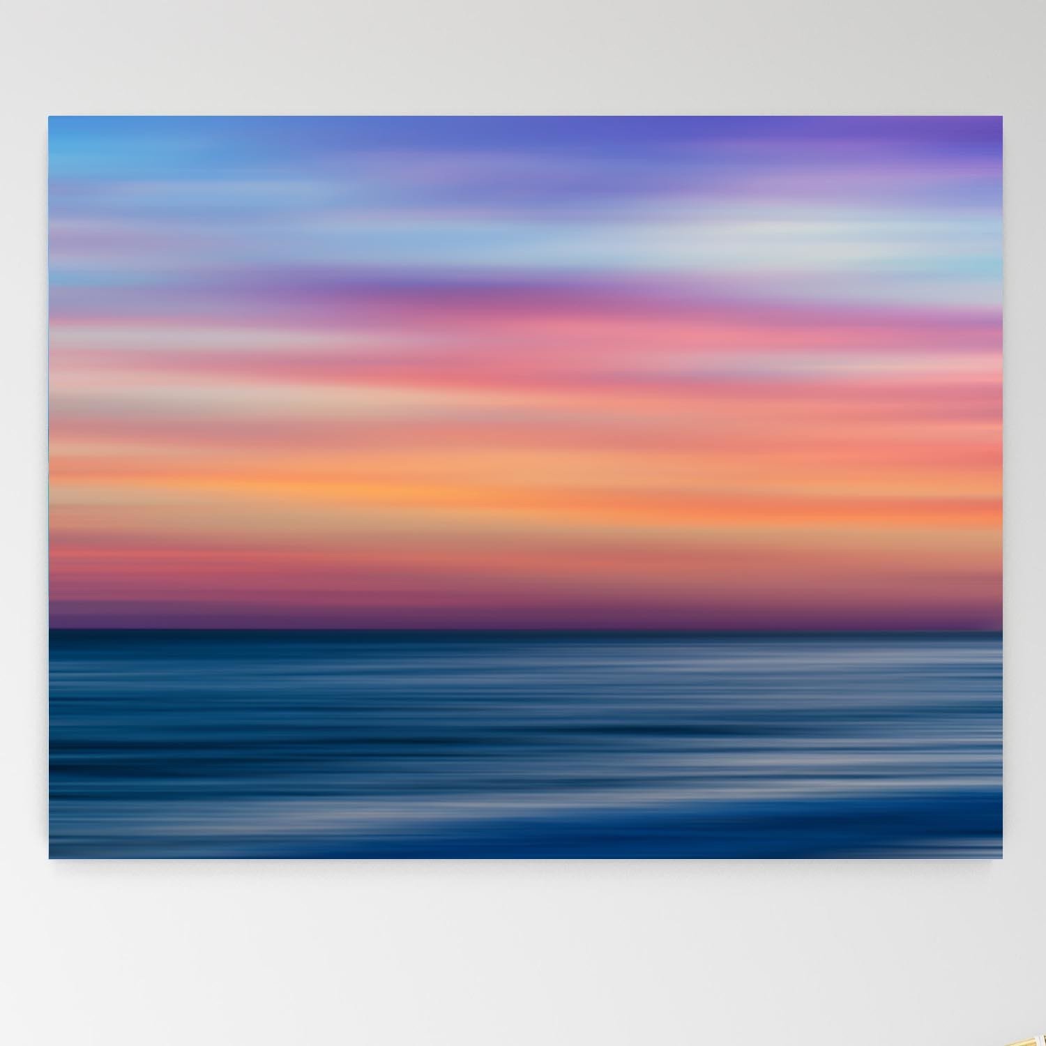 Art & Collectibles Beach Sunset Wall Decor Prints Digital Prints etna