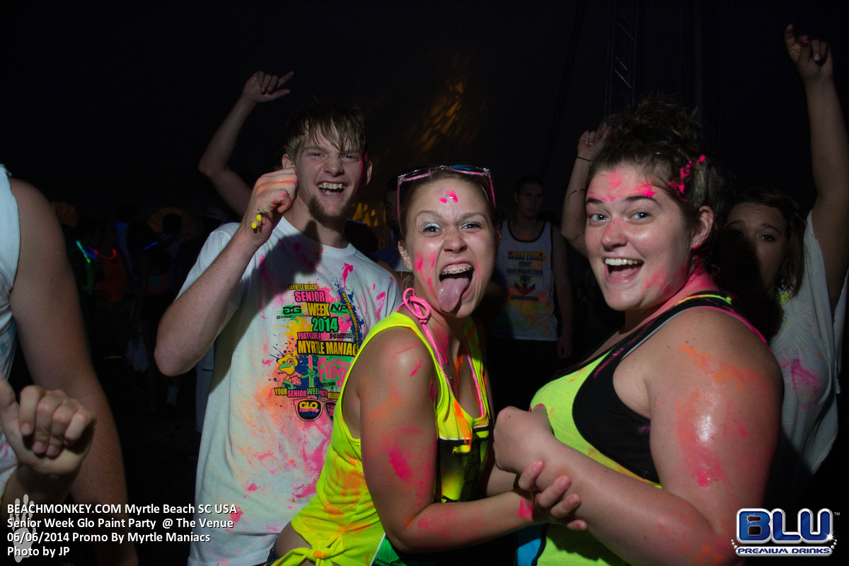 Senior Week Glo Paint Party