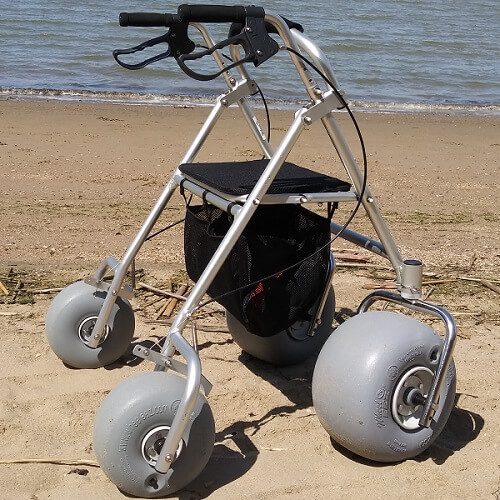 Wheeleez™ AllTerrain/ Beach Rollator Beachwheels Australia