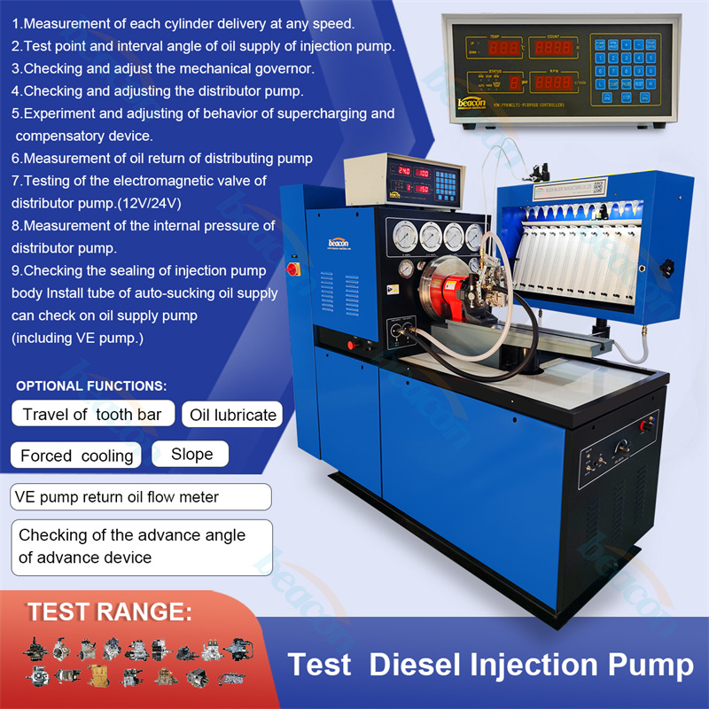Fuel Injection Pump Test Bench_ Diesel Pump Calibration Machine