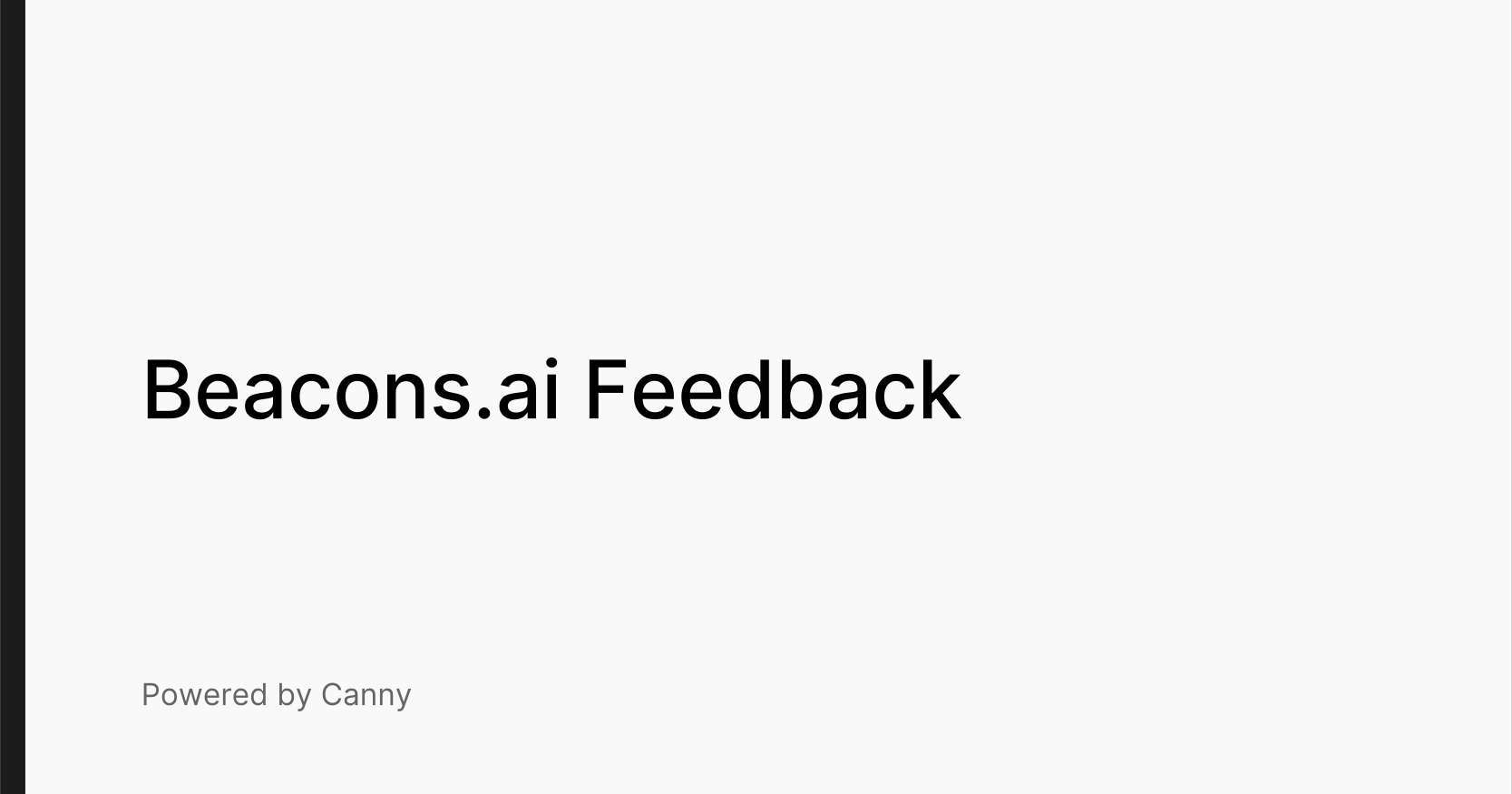 Beacons.ai Feedback