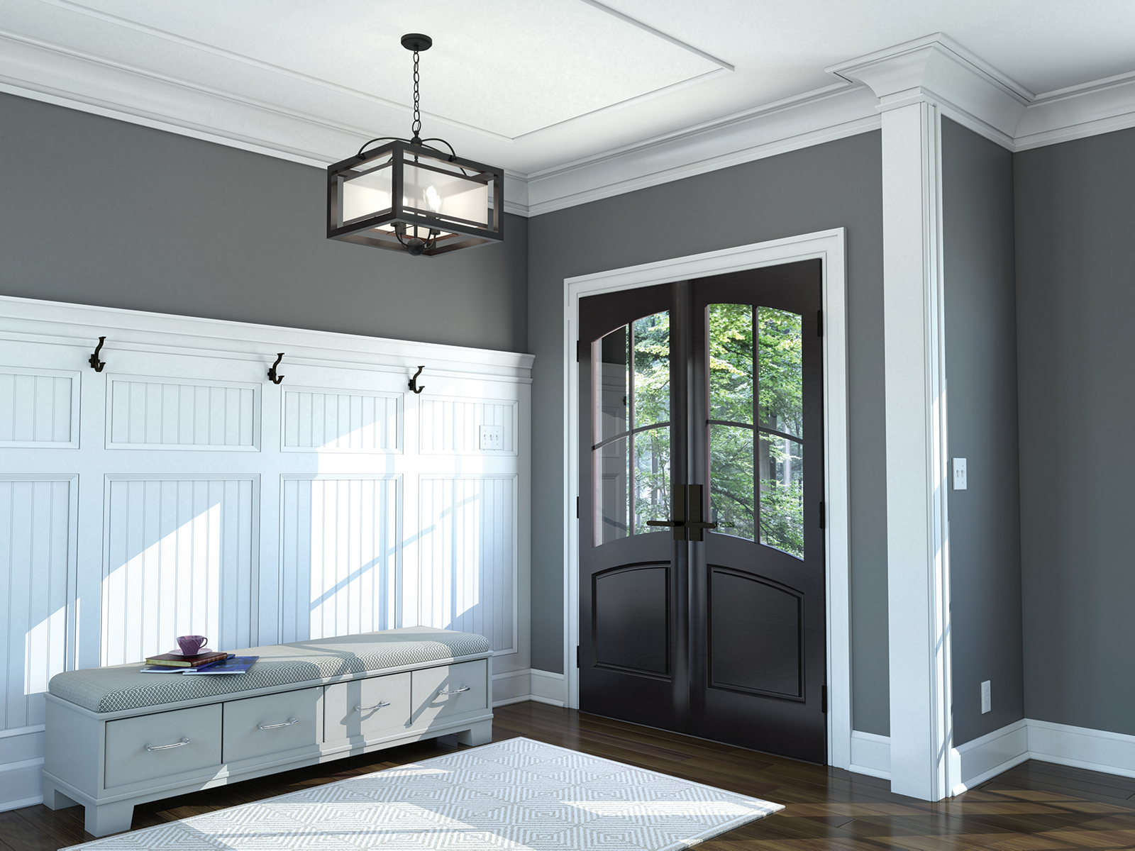 Oakwood Entry Nantucket Beadboard