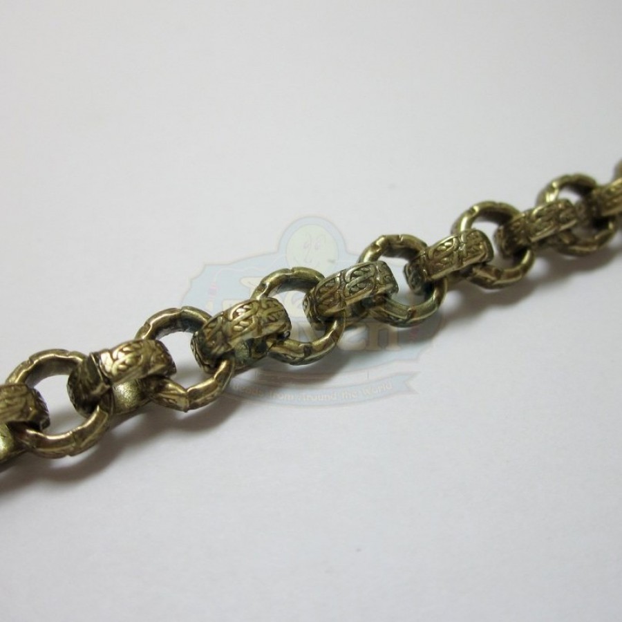 Antique Brass Vintage Rolo Chain (900 x 900 Pixel)