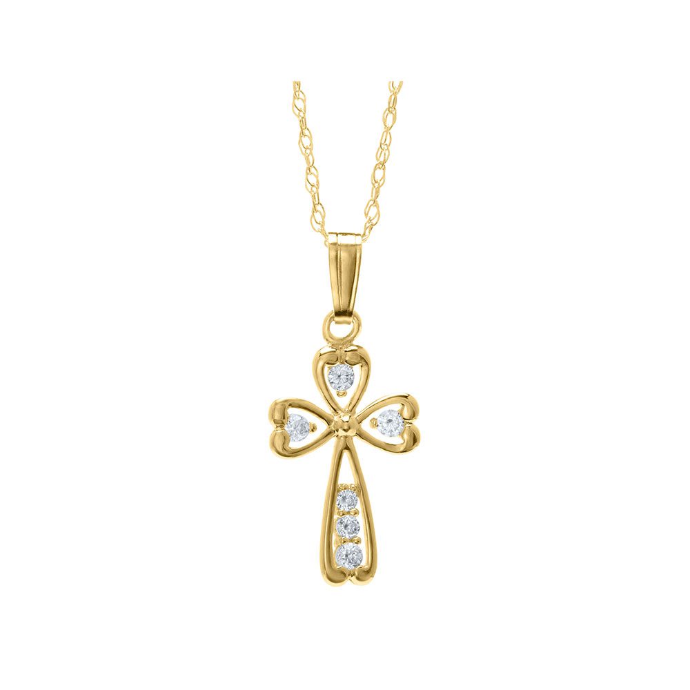Christening Cross Necklace for Baby/Child BeadifulBABY